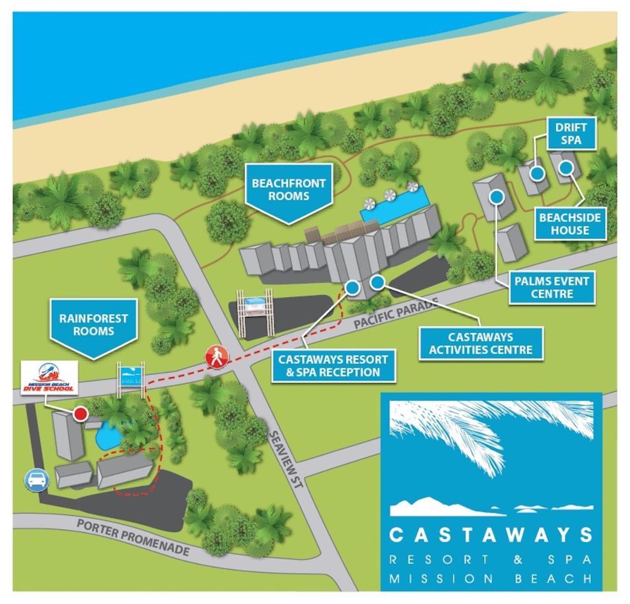 Rainforest Castaways Resort And Spa Mission Beach Extérieur photo
